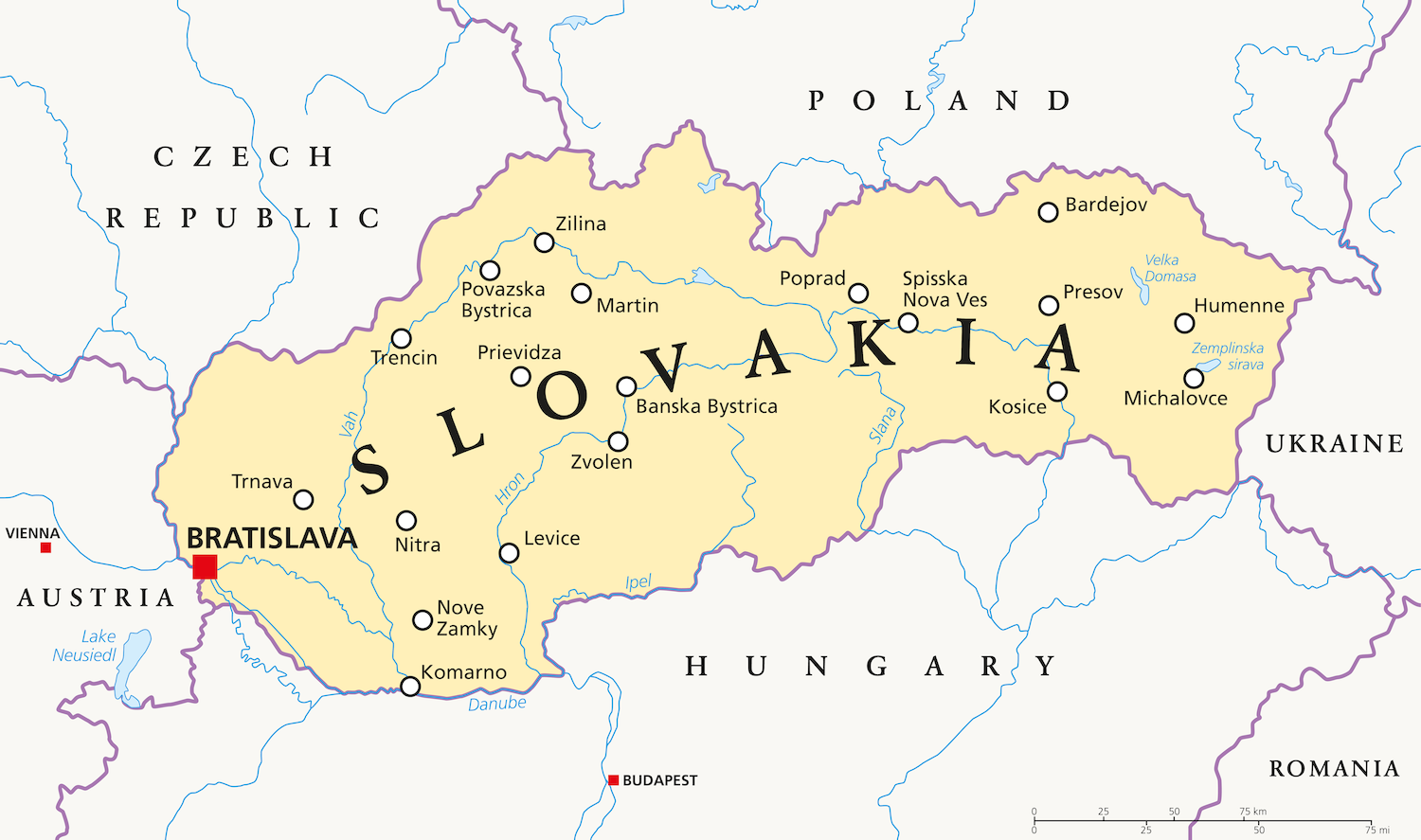 Slovakia Map